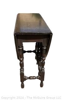 Mahogany Gate Leg Drop Leaf Table 34 x 48 x 29"T