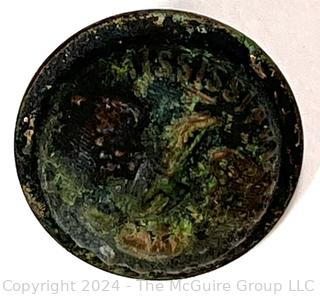 Two (2) Pipes and Civil War Button Found on Vicksburg Battlefield (Confederate Army of Mississippi)