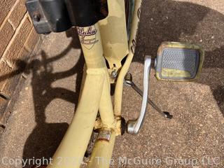 Yellow Woman's Alpha Custom Aluminum Cruiser Bicycle, personalized "Nana Dudd's"