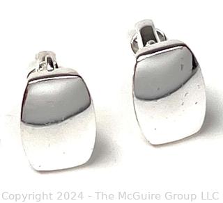 Pair of Sterling Silver (925) Clip On Earrings