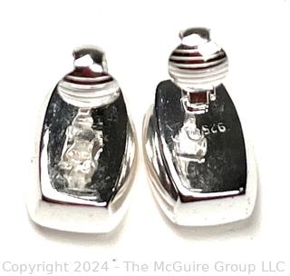 Pair of Sterling Silver (925) Clip On Earrings