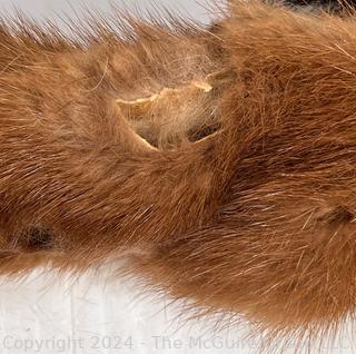 Light Brown Mink Three (3) Full Body Fur Collar Wrap from D'Alessandro Bros, Stamford Connecticut 