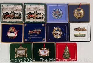 Eleven (11) White House Christmas Ornaments 