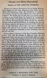 Yes and No Stories: A Book of Georgian Folk Tales 1946 by George Papashvily & Helen Papashvily, Illustrated by Simon Lissim 
