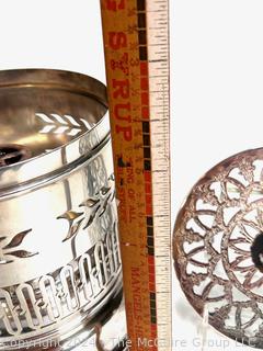 Reed & Barton #1644 Trivit (Presidental Seal) and Alcohol Burner w/Hallmarks (Elkington Plate)