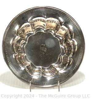 Sterling Silver Fluted Bowl.  446.4 grams