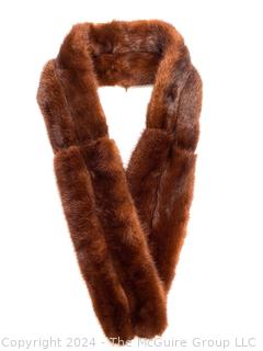 Mink Stole Shawl Futaba Fur Co. Tokyo Ginza Nishi 