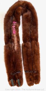 Mink Stole Shawl Futaba Fur Co. Tokyo Ginza Nishi 