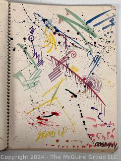 Sketch Book Signed Crosby '84