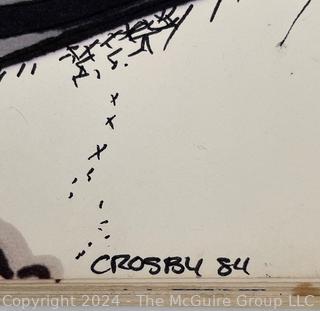 Sketch Book Signed Crosby '84