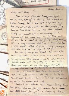 WW2 Censored Vmail Love Letters in Envelopes