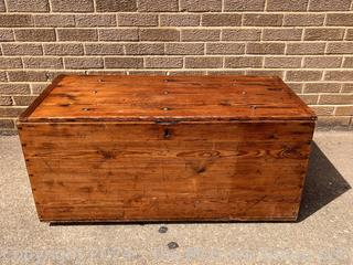 Seamen's Nautical Chest. 39 x 19 x 17"