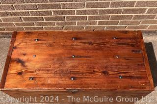 Seamen's Nautical Chest. 39 x 19 x 17"