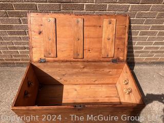 Seamen's Nautical Chest. 39 x 19 x 17"