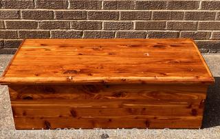 Cedar Trunk or Chest. 36W x 16D x 11" Tall