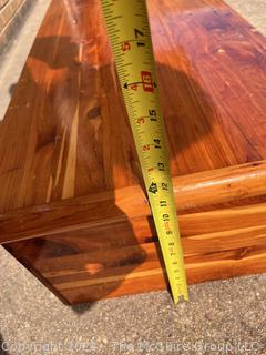 Cedar Trunk or Chest. 36W x 16D x 11" Tall