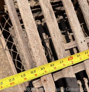 Wooden Lobster Trap. 32w x 20d x 16" Tall