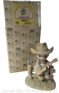 Vintage 1987 Precious Moments Hallelujah Country Figure with Original Box