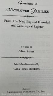 New England and Mayflower Genealogy Reference Books