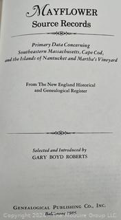 New England and Mayflower Genealogy Reference Books