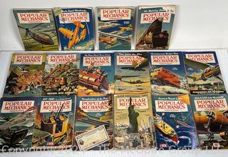 16 Issues of Popular Mechanics Magazine (1940-50's)