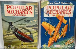 16 Issues of Popular Mechanics Magazine (1940-50's)