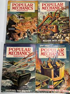 16 Issues of Popular Mechanics Magazine (1940-50's)