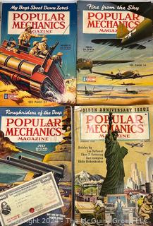 16 Issues of Popular Mechanics Magazine (1940-50's)