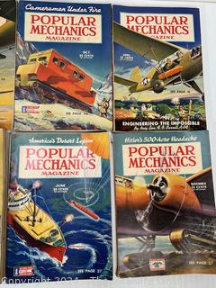 16 Issues of Popular Mechanics Magazine (1940-50's)