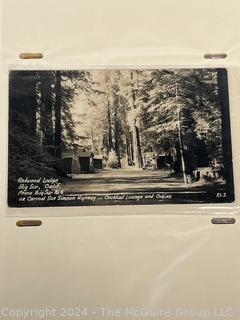 Post Card Album Including California and Hearst Castle 