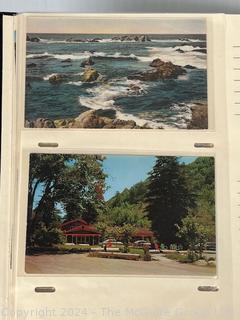 Post Card Album Including California and Hearst Castle 