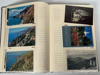 Post Card Album Including California and Hearst Castle 