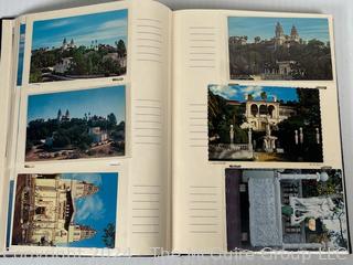 Post Card Album Including California and Hearst Castle 