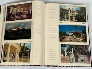 Post Card Album Including California and Hearst Castle 