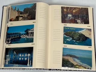 Post Card Album Including California and Hearst Castle 