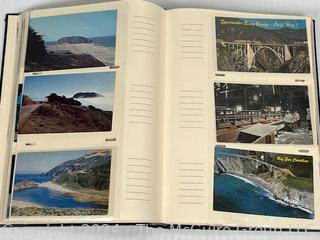 Post Card Album Including California and Hearst Castle 