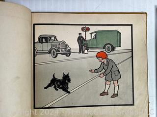 Vintage Children's Books on Transportation and Drawing