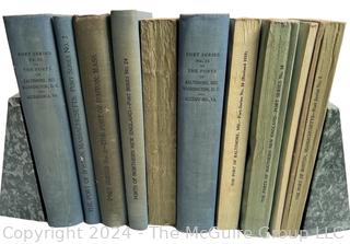 Eleven (11) Reference Books on Early East Coast Ports and Shipping