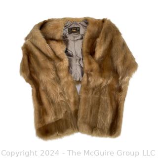 Blonde Mink Stole by W.H. Ewing Son Fine Fur St Johns & Newfoundland 