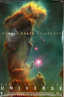 Museum Poster: Hubble Telescope Smithsonian UNIVERSE 24 x 35"