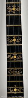 Russian Folk Instrument Balalaika 6 String Hand Painted 15 x 27"