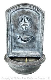 Resin Outdoor Garden Fountain with Pump. 17 x 26.5"