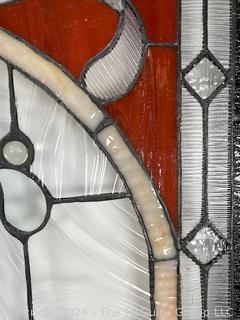 Leaded Glass Decorative Panel. 22 x 36.5" (0401AC)