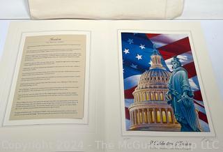 Signed and Numbered Commemorative Print: "A Celebration of Freedom"