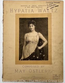 Hypatia - Waltz for Piano Solo Composed by May Ostlere Circa 1880. Published by Frederick Pitman, London