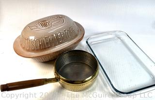 Cooking Items Including Schlemmertopf Roaster, Casserole and Pan