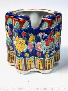 Nesting Asian Motif Tea Pot and Mug