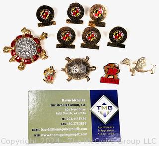 University of Maryland Terrapin Pins and Brooches 