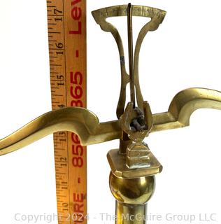 Brass Cherub of Justice Balance Scale. No Weights 