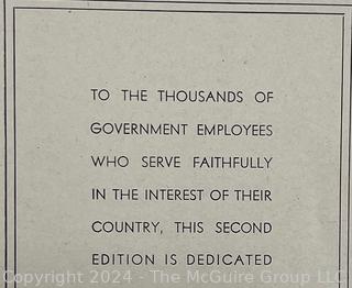 1932 "Who's Who In Government" Hard Cover Book (Warren Graves)